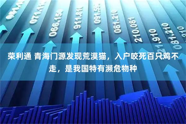 荣利通 青海门源发现荒漠猫，入户咬死百只鸡不走，是我国特有濒危物种